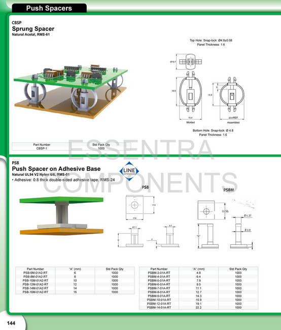 Sprung Components Essentra Components TH - Essentra Components Catalogue - Page 142-143